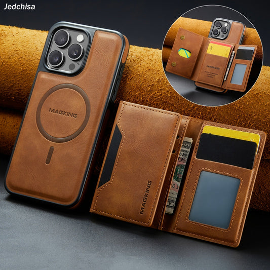 Magnetic Wallet Case for iPhone- HMT24TR