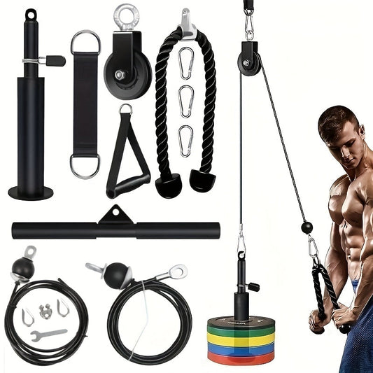 Tricep Exercise Set, Home Gym Pulley Equipment TJR1W8K