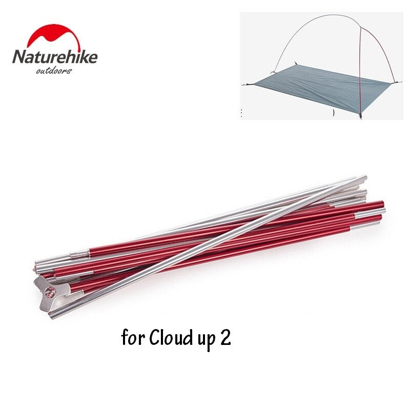 Naturehike CLOUD UP Series Replacement Parts Pole Groundsheet Mat Inner Outer Fly Tent Pegs Nail Set Rope Storage Bag Footprint Ground Sheet Frame Accessories
