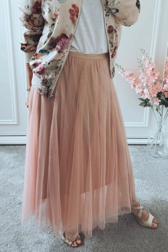 Madalyn Pleated Tulle Skirt