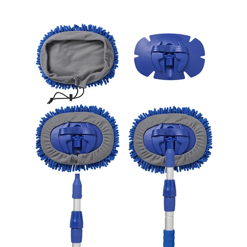 ProPlus Wasborstel chenille microvezel telescopische steel 2,5 meter