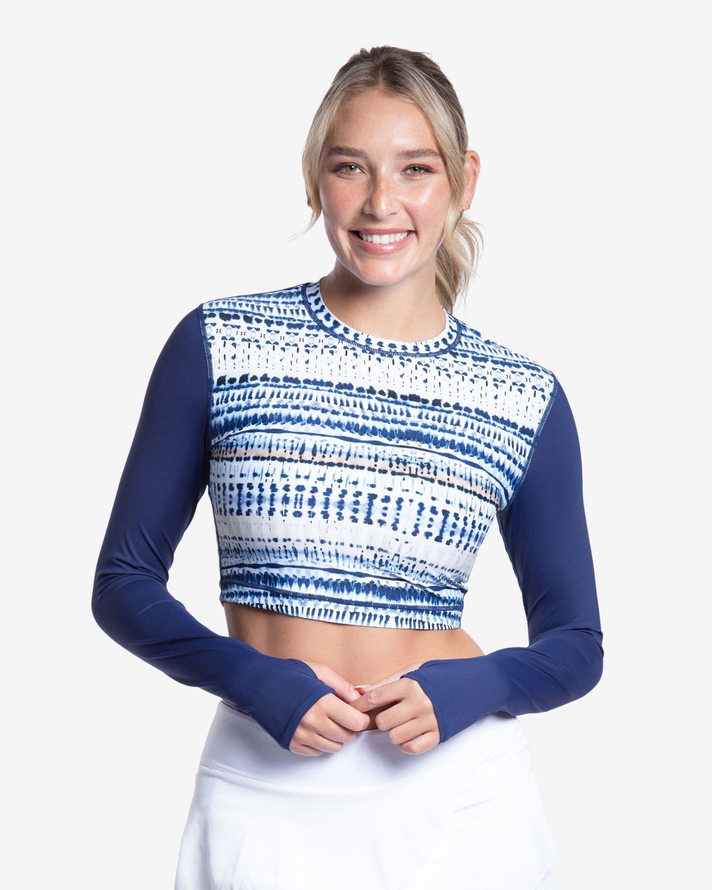 CLEARANCE- BLOQUV x JANTZEN - WOMEN'S EVERYDAY CROP TOP (4015JC)