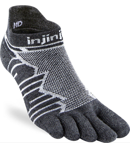 Injinji Ultra Run No-Show Wool Socks