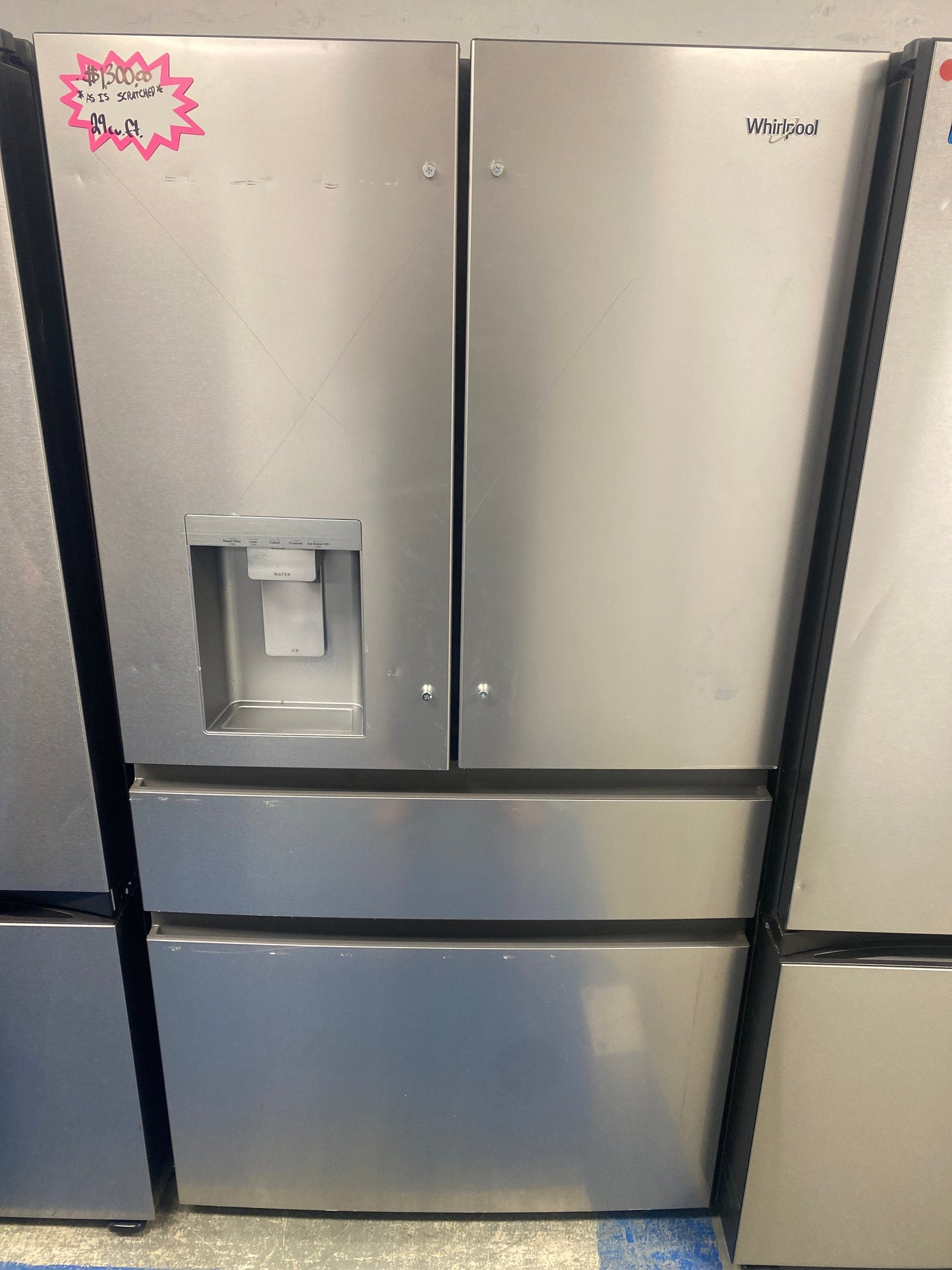 Whirlpool 29 cu. ft. Stainless steel French Door Refrigerator