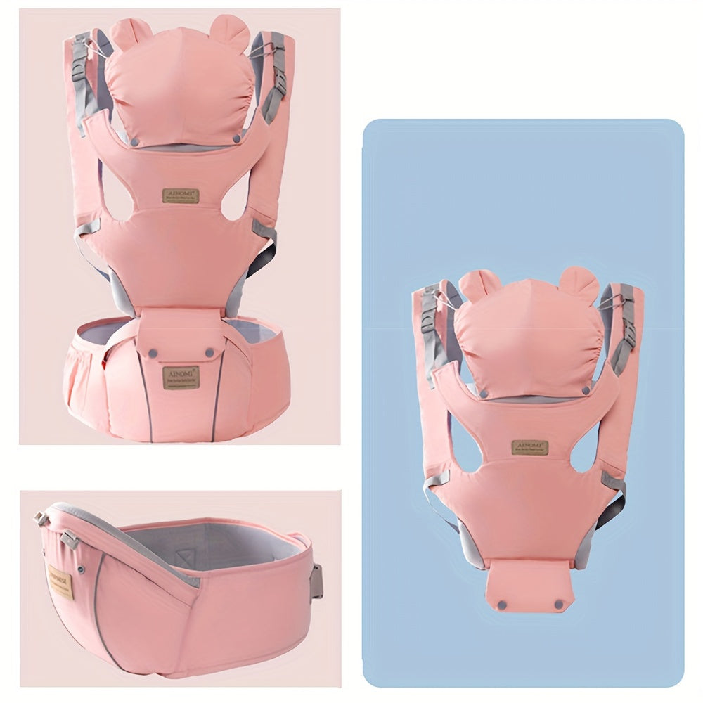 6in1 Ergonomic Baby Harness with Hip Seat Gray-TE1N