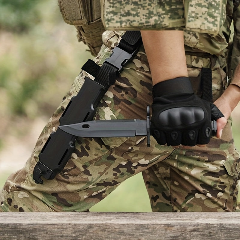 Movie Props M9 Synthetic Rubber Blades, Martial Arts Knives TJR6F9B