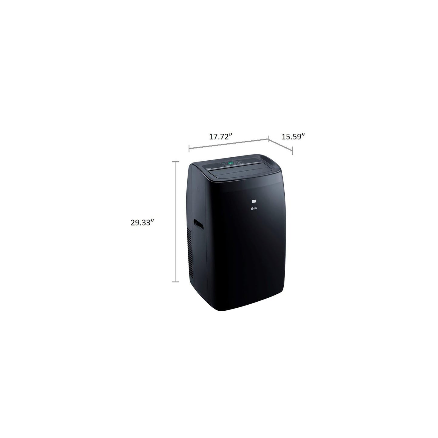 LG smart portable AC, 10,000 BTU DOE / 14,000 BTU ASHRAE, voice control, for 450 sq.ft rooms