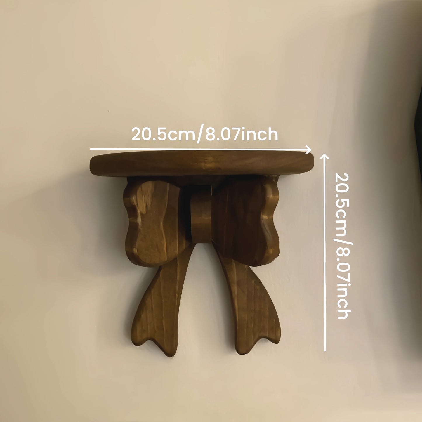 Versatile Wooden Butterfly Bow Display Stand - P2DF