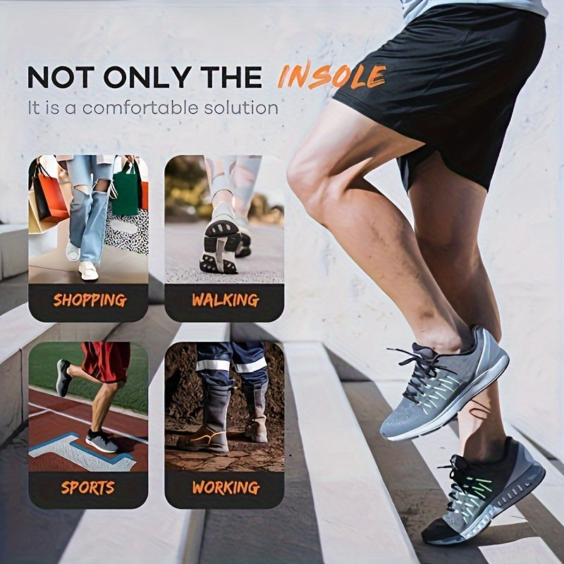 High Arch Support Insoles, Breathable PU Material, Shock Absorption TJR7C5K