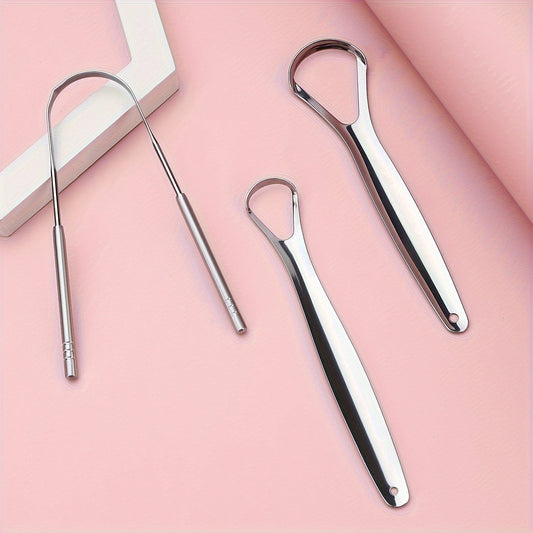 3pcs Stainless Steel Spoon Tongue Scraper - YGV8