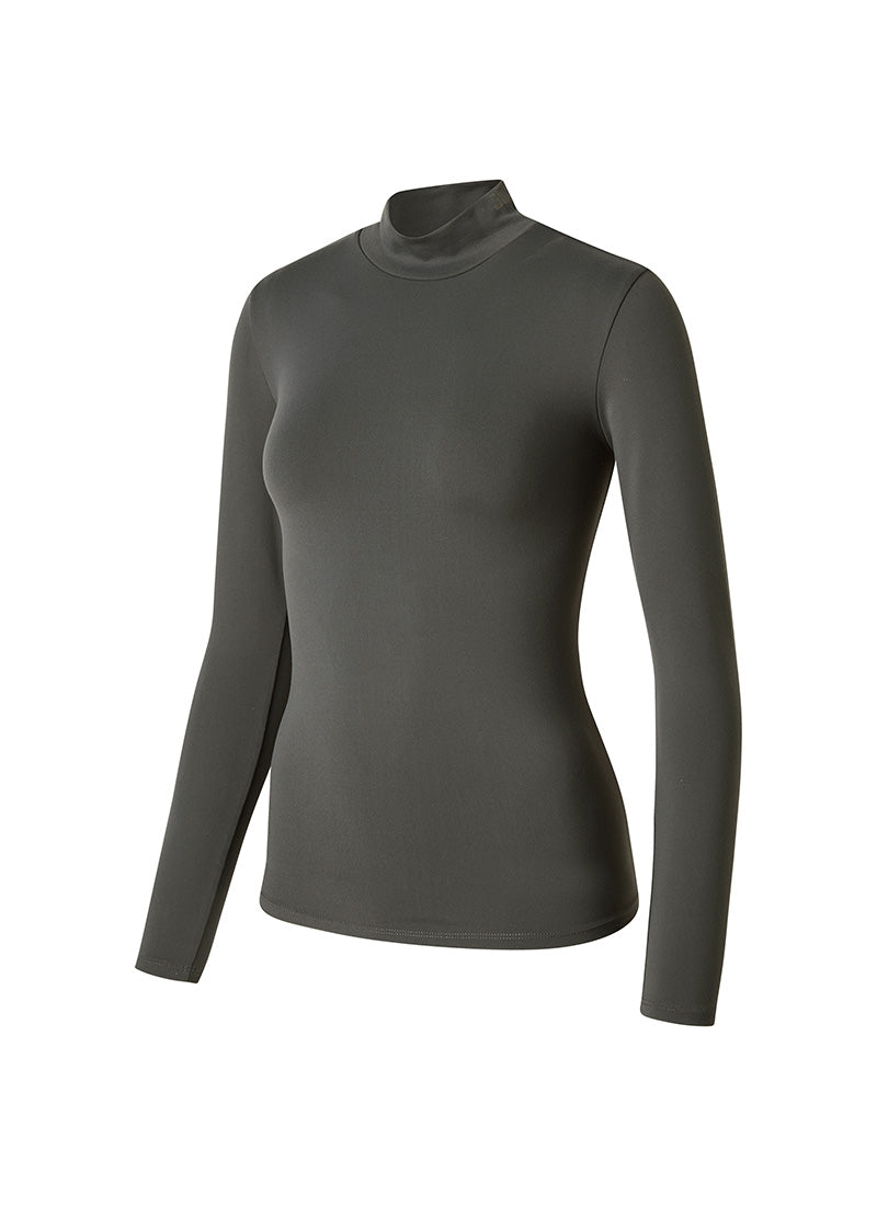Mock Neck Slimfit Long Sleeve