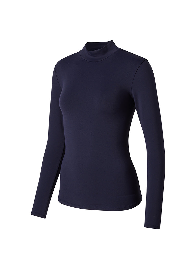 Mock Neck Slimfit Long Sleeve