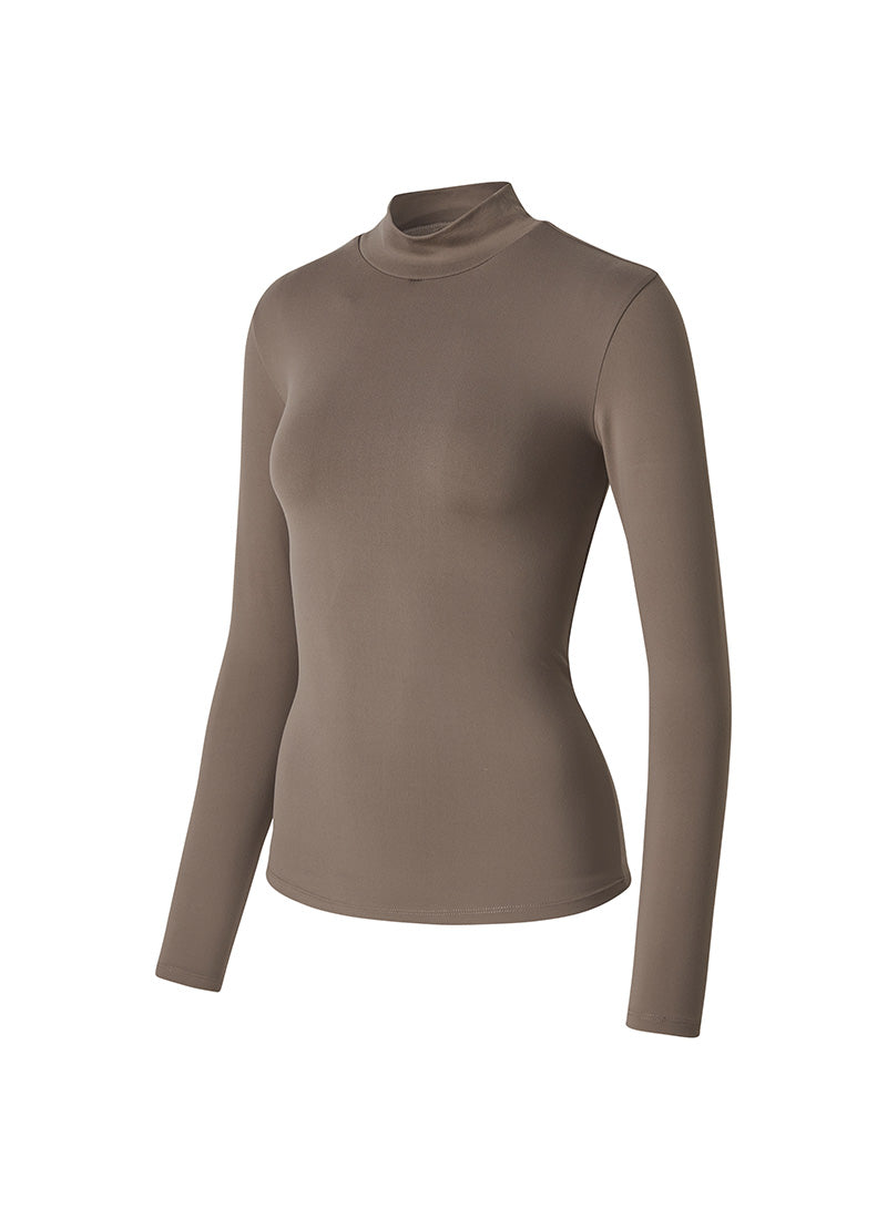 Mock Neck Slimfit Long Sleeve