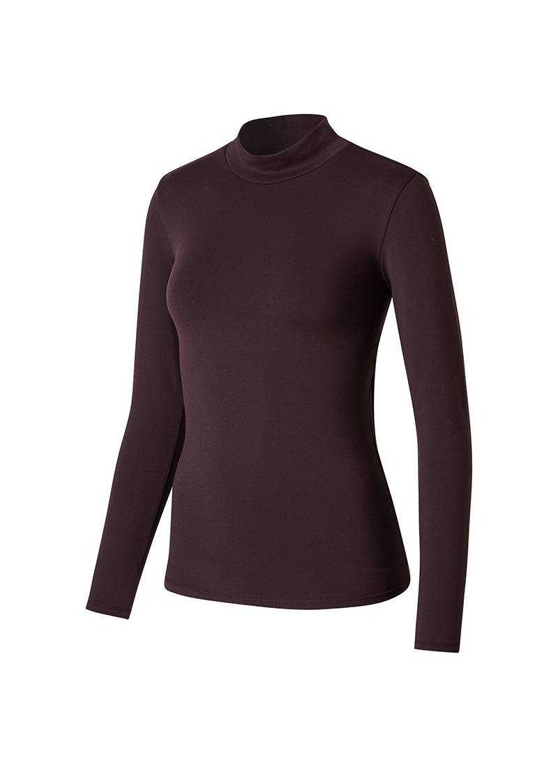 Mock Neck Slimfit Long Sleeve