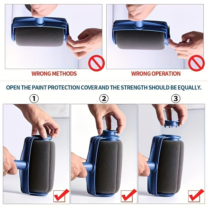 Refillable Paint Roller with Storage  1691oz Capacity-GHBI