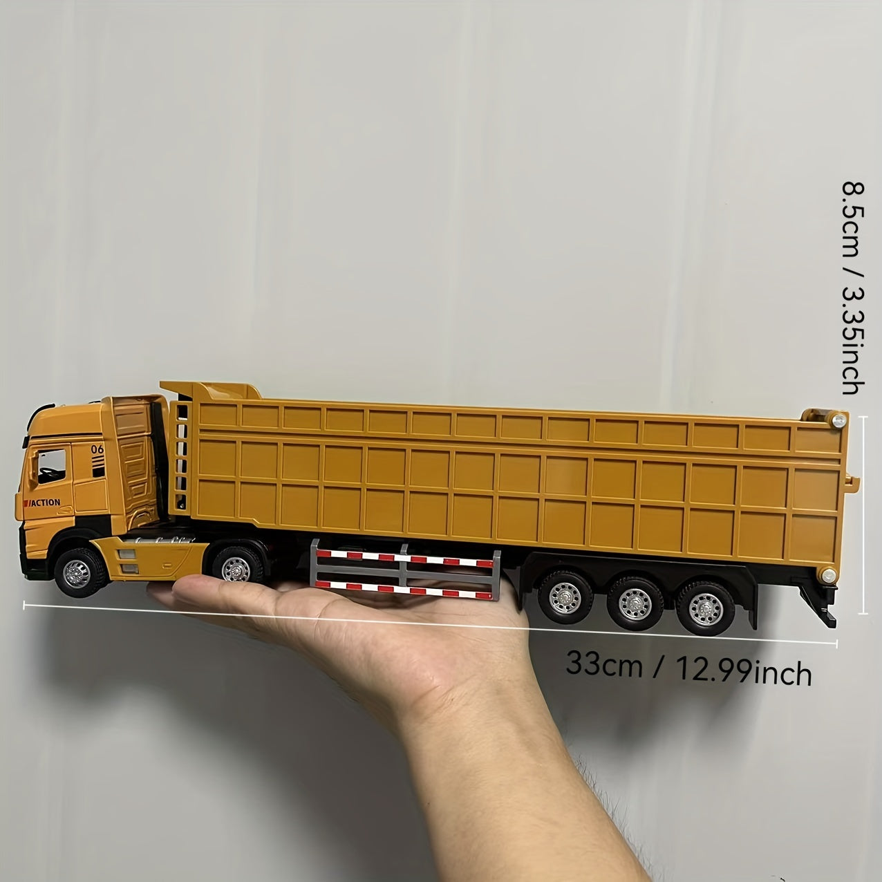 Extra-Large Alloy Construction Truck Toy, Yellow TJR6L7P