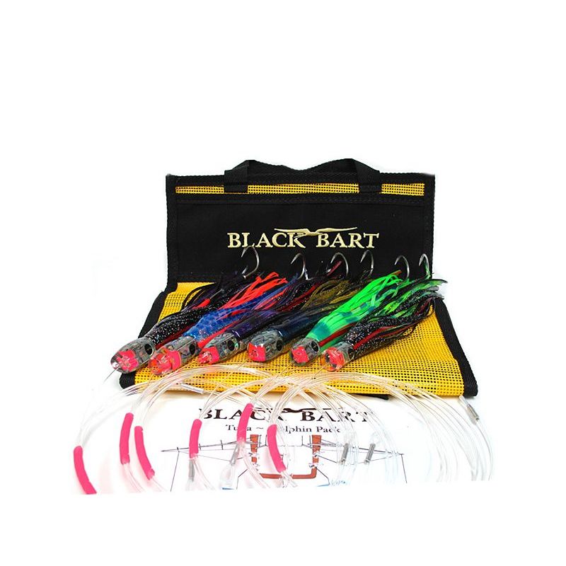 BLACK BART Tuna / Dolphin Pack /1X Hook 20-50