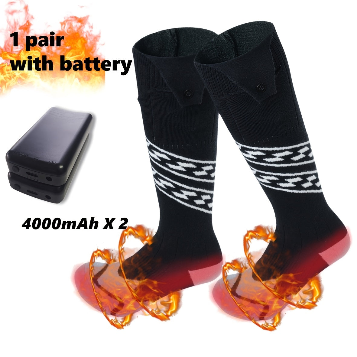 Rechargeable Heated Socks- HMT24HS