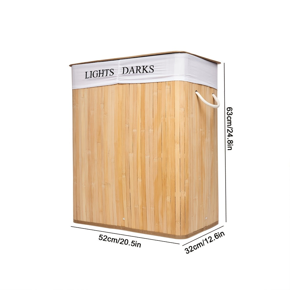 Webest Home Classic Bamboo Laundry Hamper - WAQ4