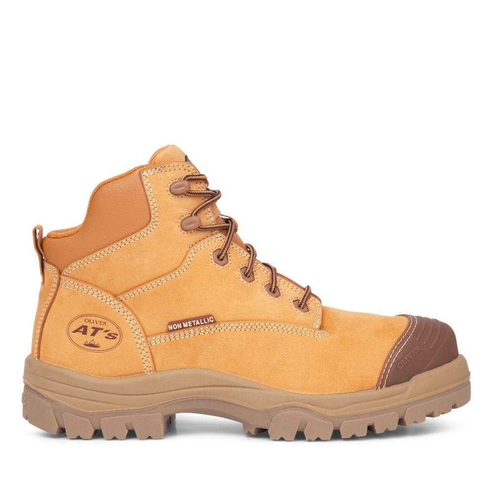 Oliver 130mm Wheat Zip Sided Hiker Boot
