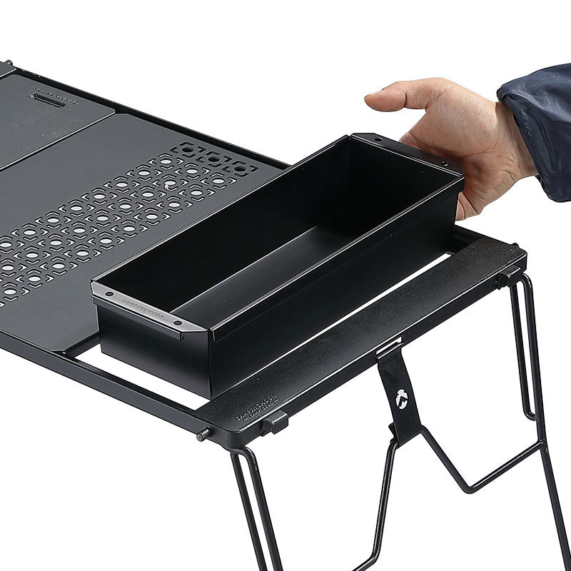 Campingmoon BK/CK-11 IGT Cutlery Box Multipurpose Food Kitchen Cutlery Storage Container Box Rack Half Unit Integrated Grill Table Accessories IGT Compatible