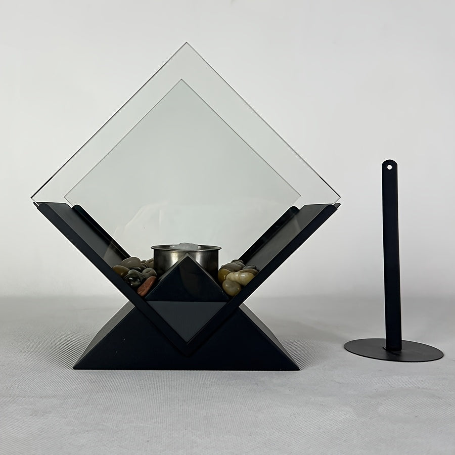 Rhombus Desktop Fireplace- HMT24HH