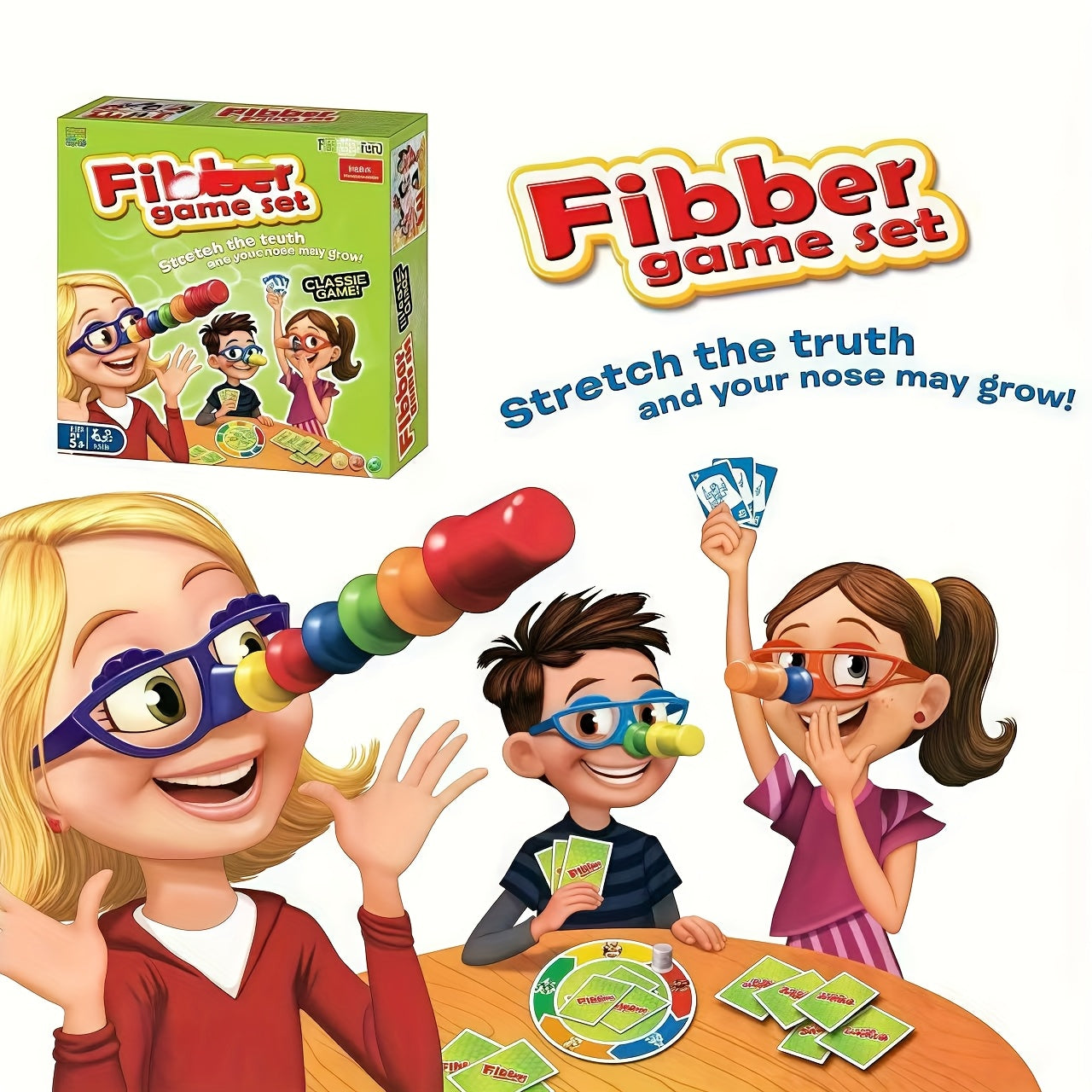Fun Long Nose Glasses Toy, Interactive Play TJR7L4D