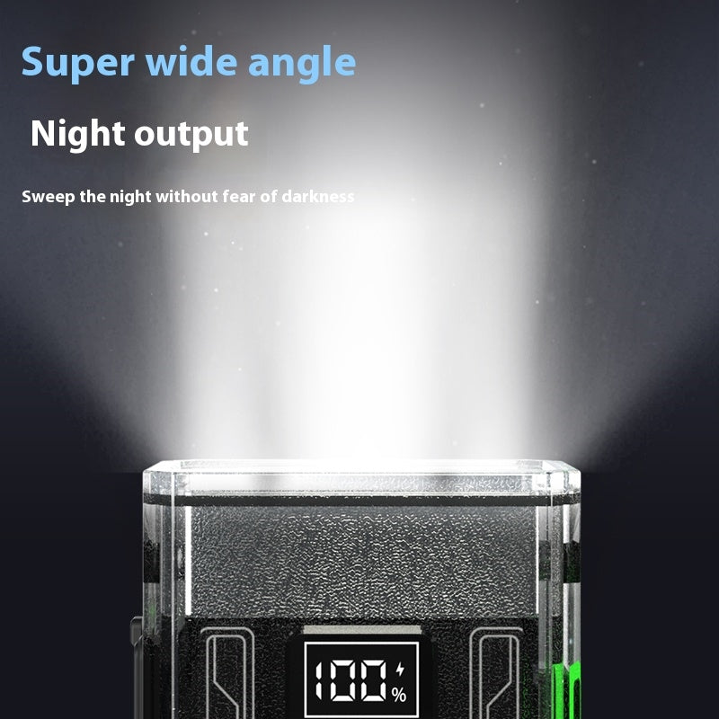 BLACKDOG STAR BOX Multifunctional Lighting Flashlight 3300LM Super Power Long Range LED Light 4 Color Torch Outdoor 3000mAh Battery IPX5 Waterproof