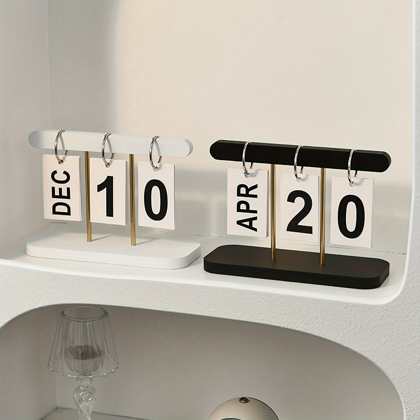 Modern Minimalist Flip Calendar Desk Organizer - DN3J