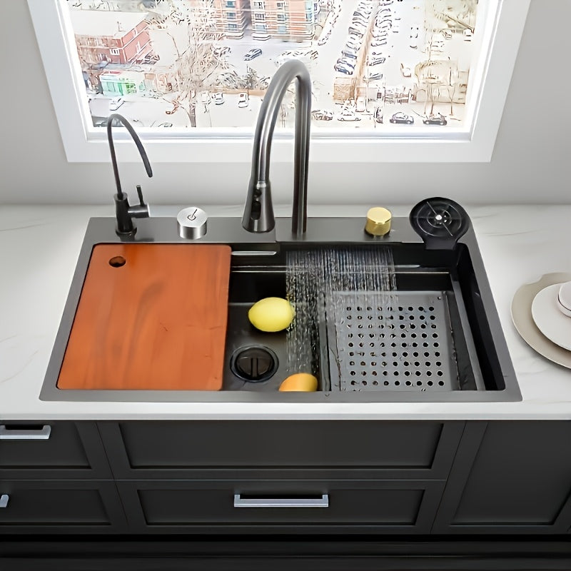 Luxury Stainless Steel Bathroom Sink- HMT24BR