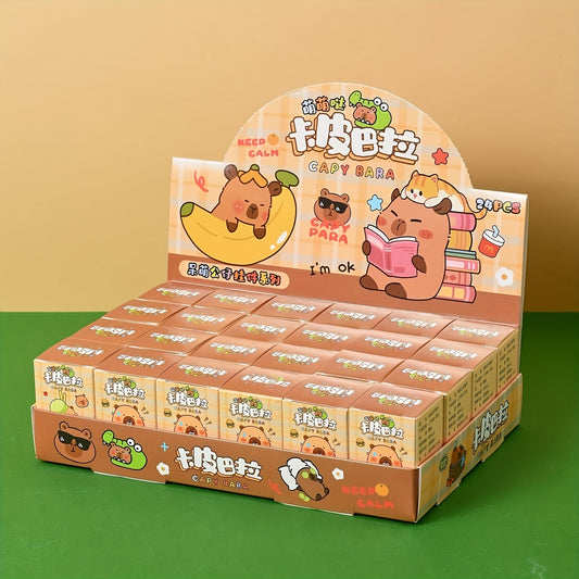 24pcs Cute Capybara Fun Punch Activity Set - HCG8