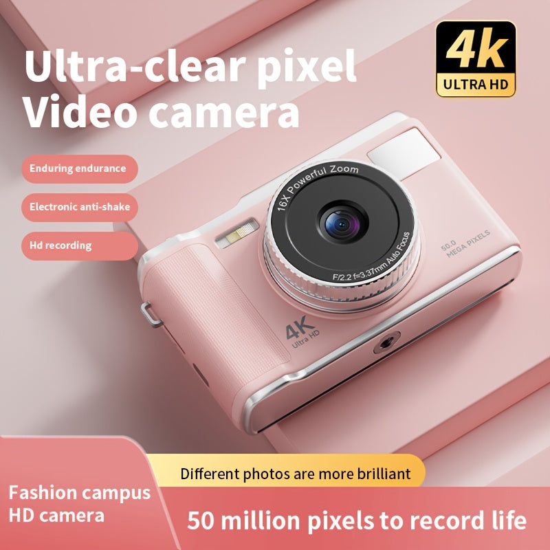 4K Digital Camera with 16X Zoom & 32GB TF Card Included TJR9T4Y