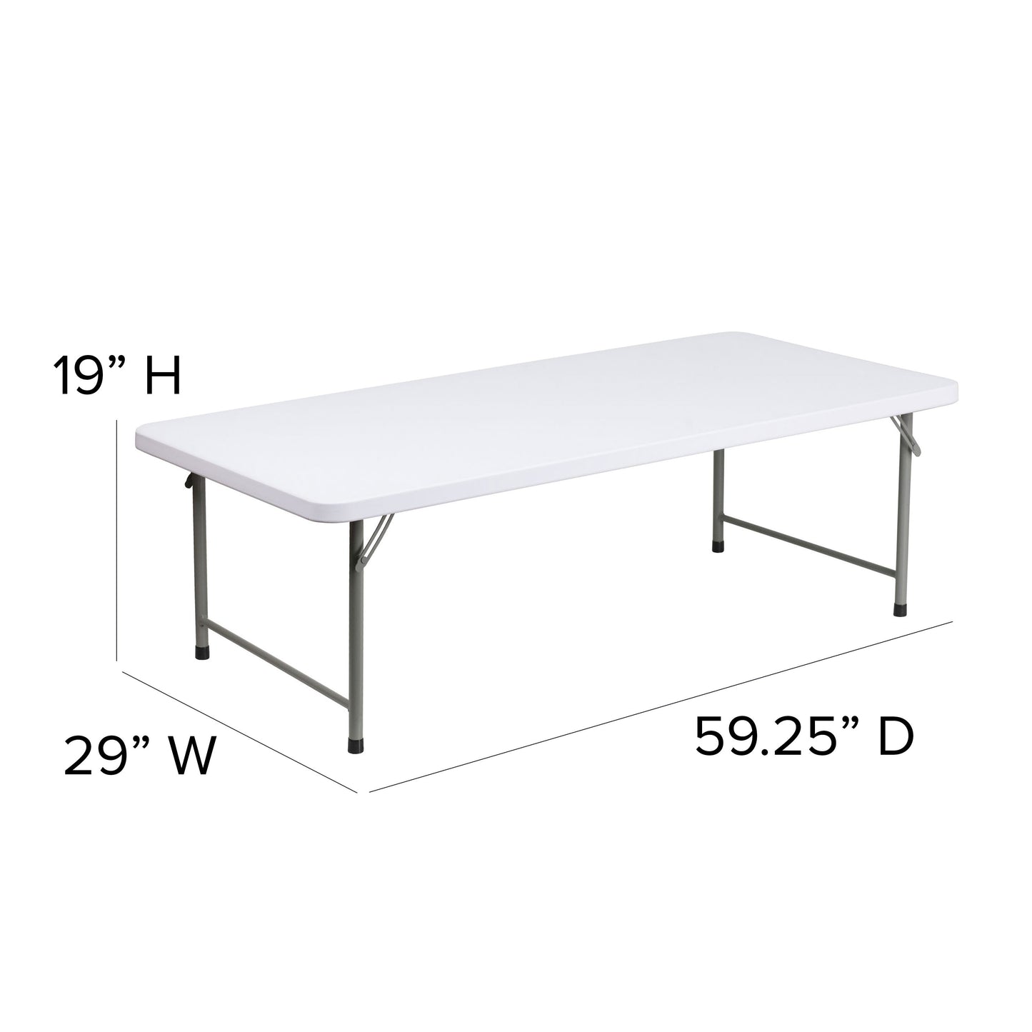 4.93-Foot Kid's Plastic Folding Table