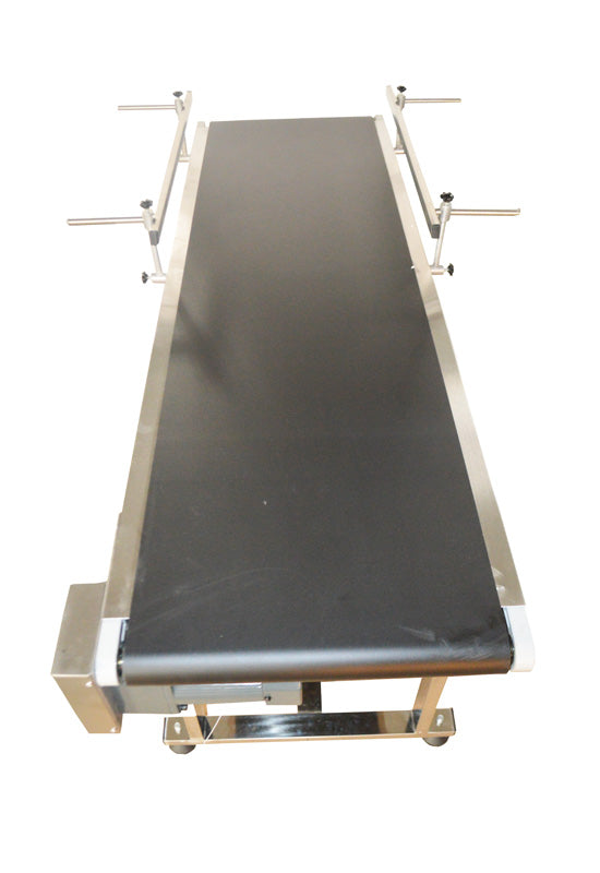 110V 1.5m PVC Conveyor Double Guardrail 40cm