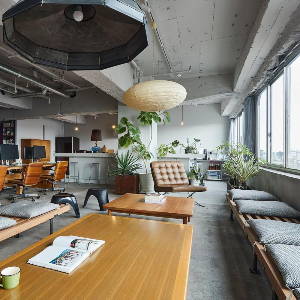 Japandi Paper Pendant Light With Xuan Paper Shade