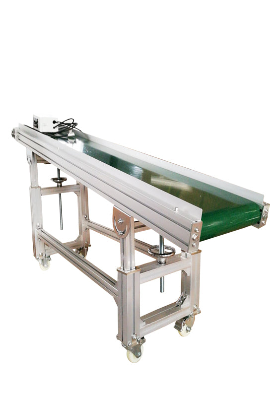 110V 1.8m PVC Inclined Wall Conveyor 30cm