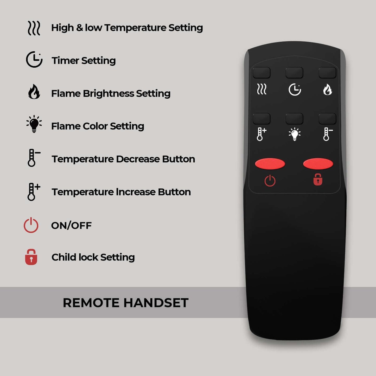 Fogatti 30 Inches RV Electric Fireplace for RV