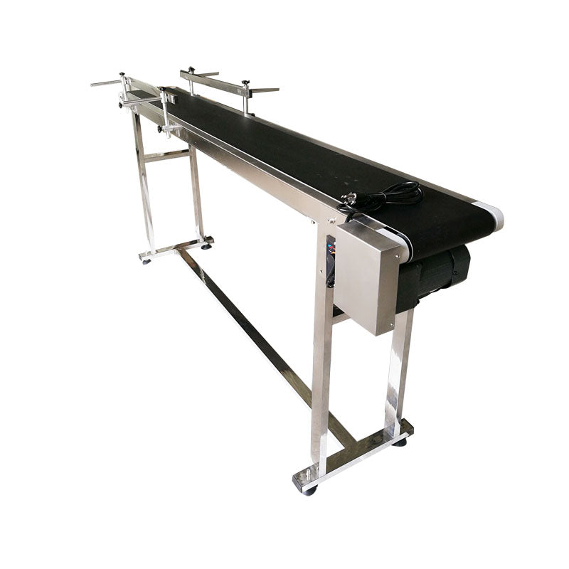 110V 1.8m PVC Conveyor Double Guardrail 20cm