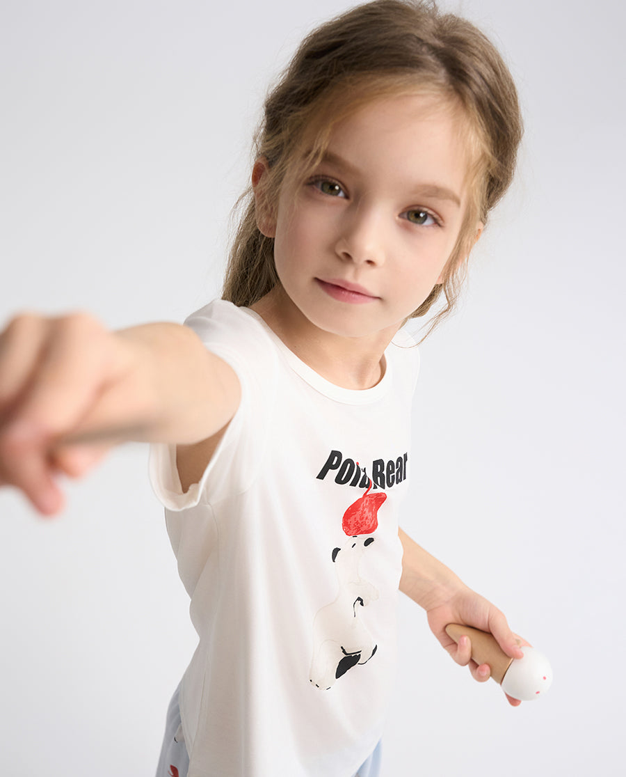 Aimer Kids Modal Pajama Set for Girls