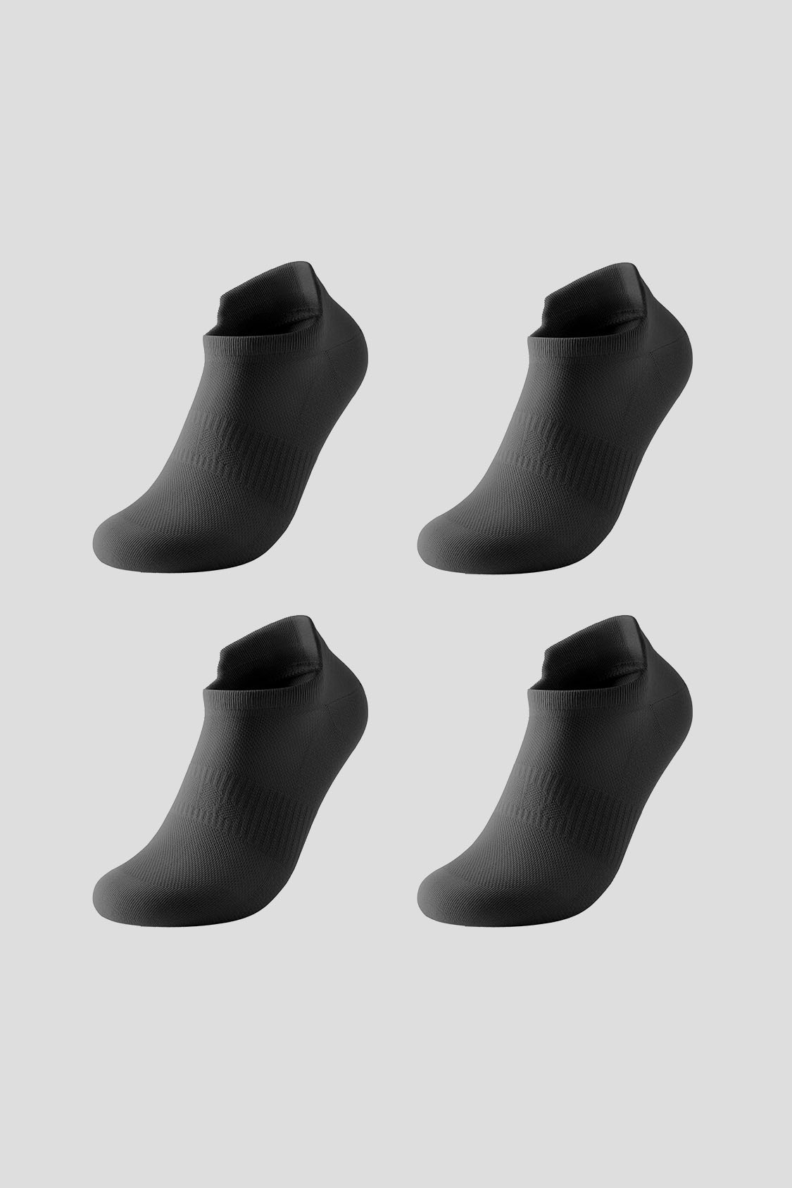 Men's Breathable Odor-Control Ankle Socks 4-Pack AF008