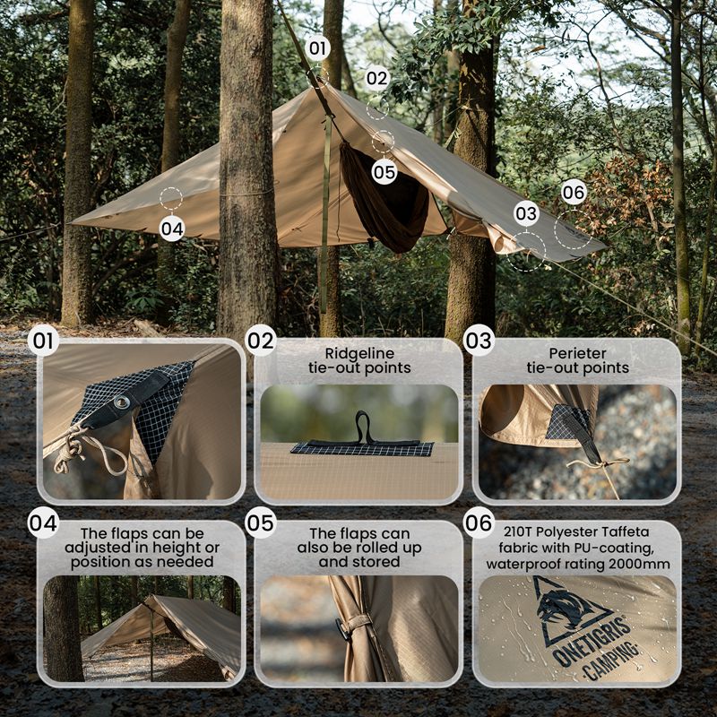 PROTEUS Rain Fly Camping Tarp