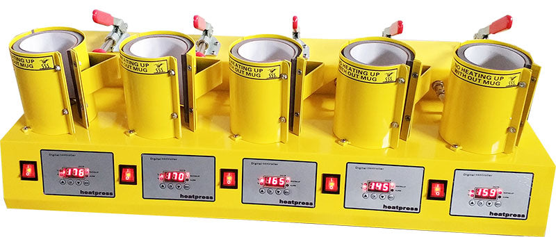 11oz Five Station Mug Heat Press Sublimation Transfer