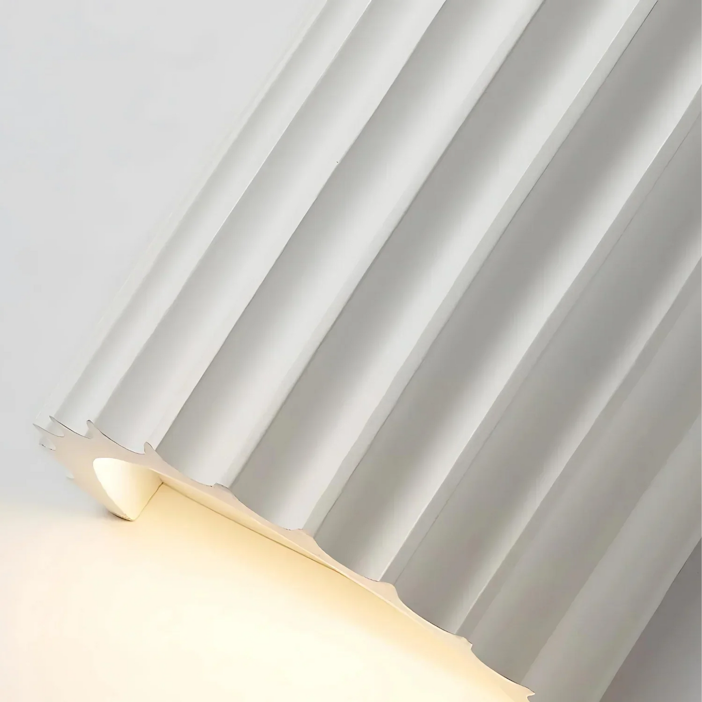 Nordic Resin Plaster Shade Wall Light With Up And Down Glow