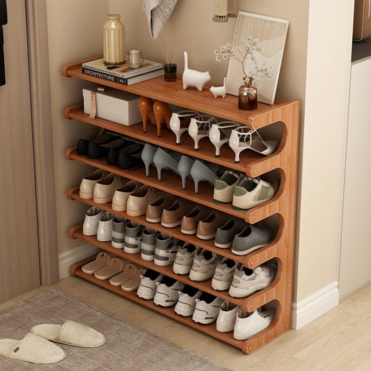 Space-Saving Bamboo Shoe Rack- HMT15SC