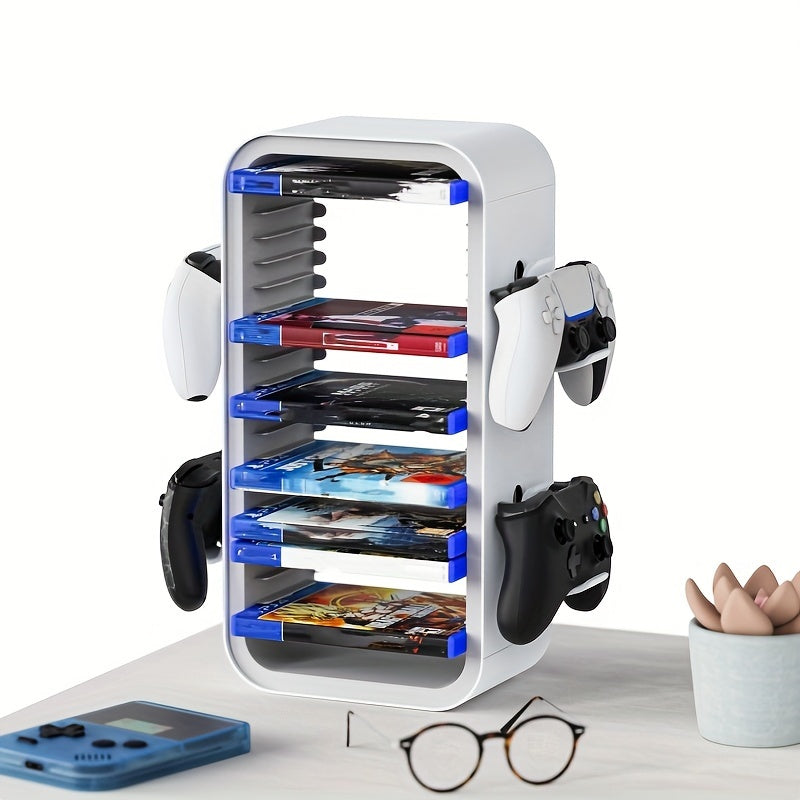 Universal Game Disc Storage & Controller Display Stand TJR3D9G