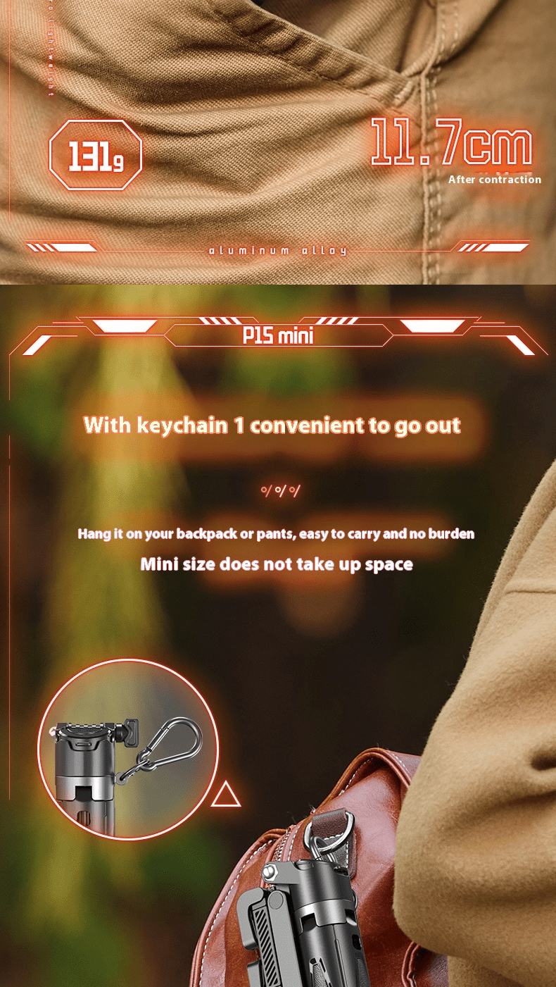 Wireless Selfie Stick with Handle Assistant, 3-in-1 Extendable Phone Holder - HMTA0M2