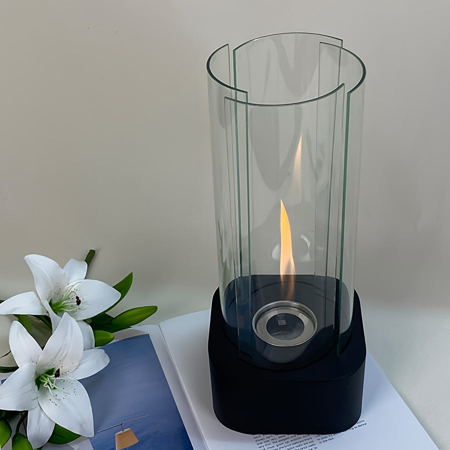 Square Swirl Tabletop Fireplace- HMT14TF