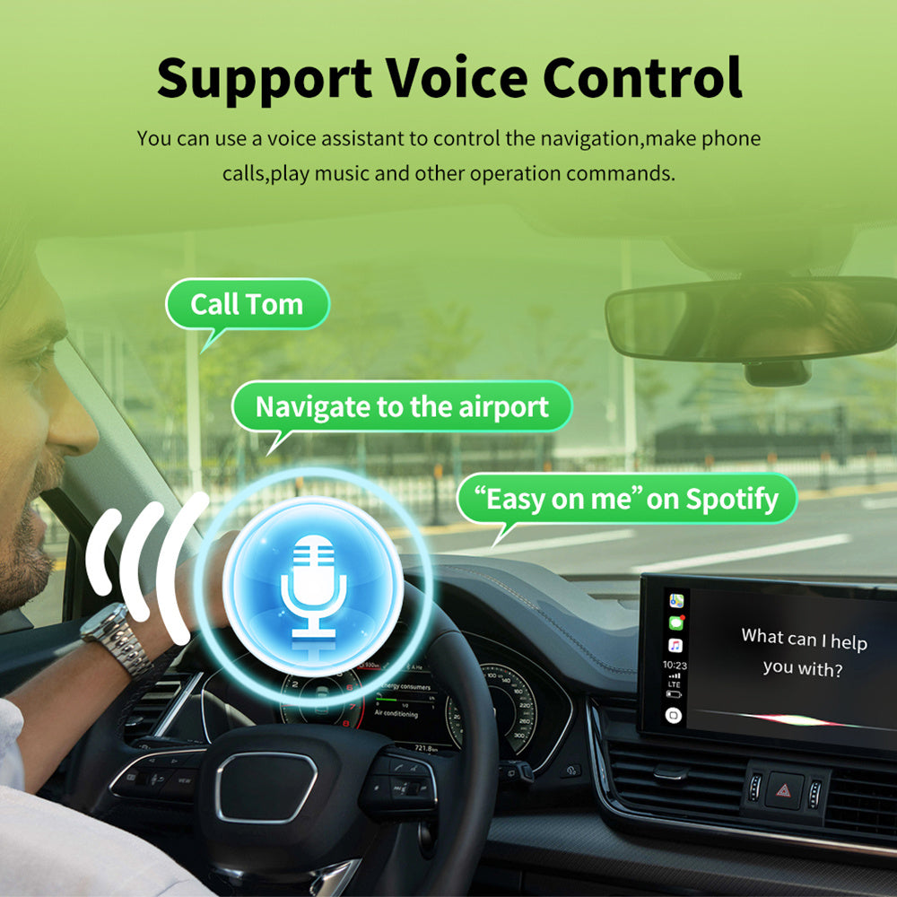 Wireless CarPlay Adapter for Android Auto, Plug & Play TJR3Y6J