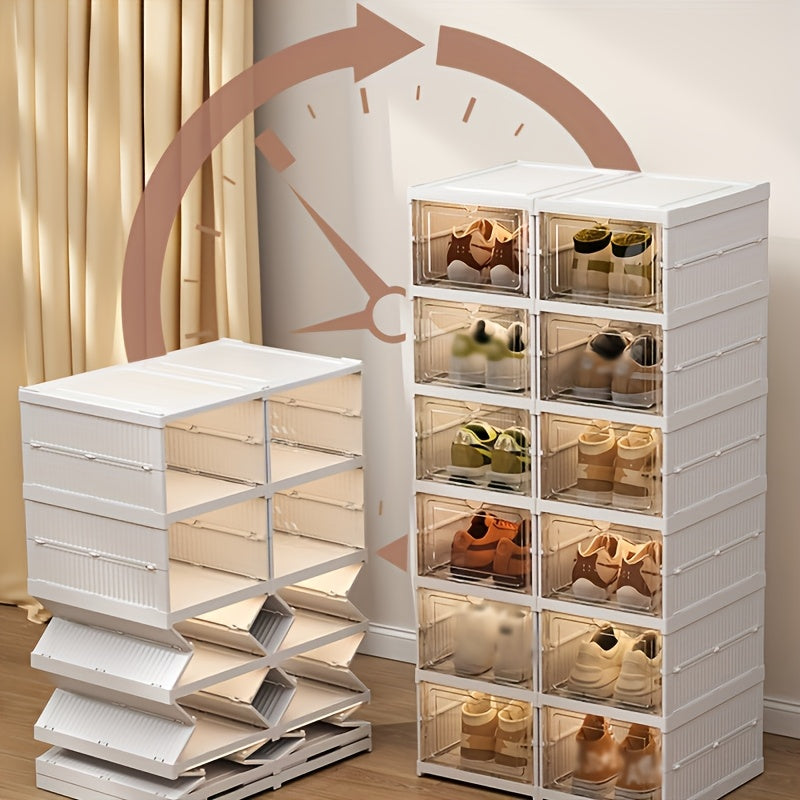 Collapsible Shoe Storage Cabinet- HMT24SC