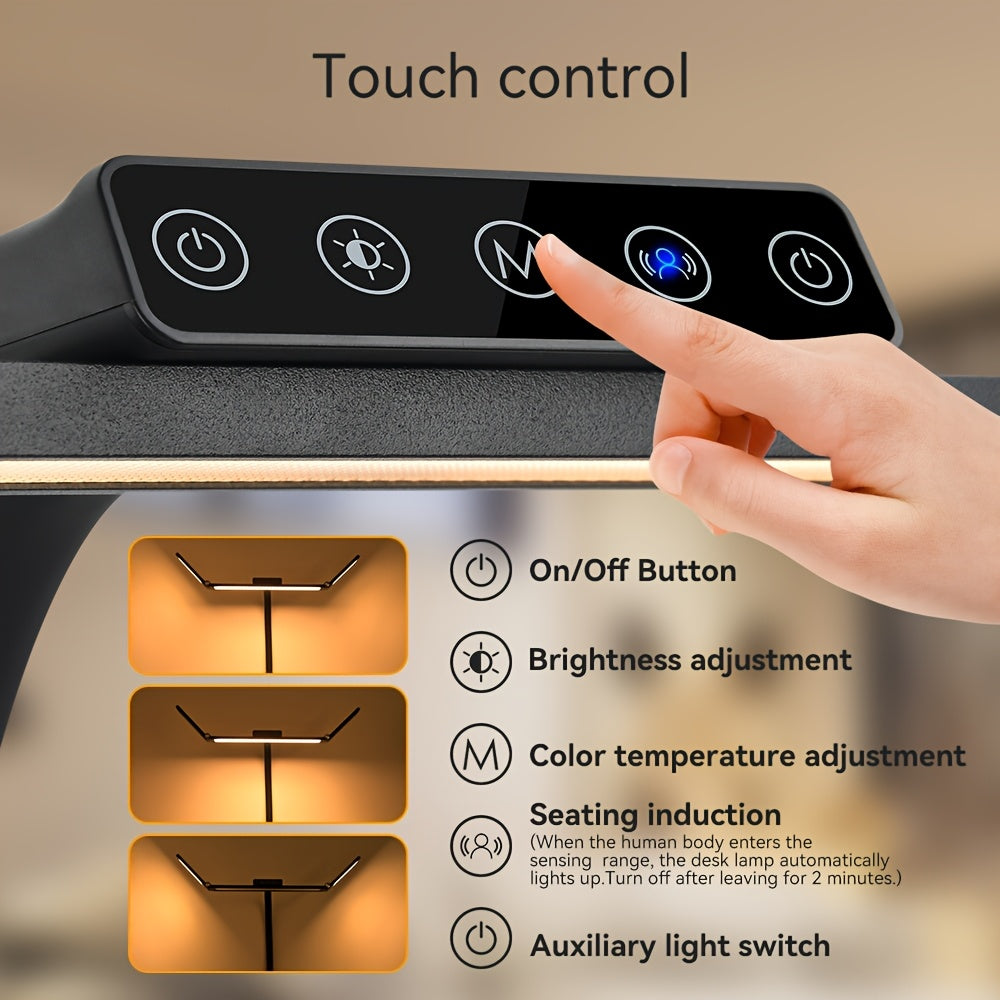 Induction Gooseneck LED Table Lamp 17W-EM9G